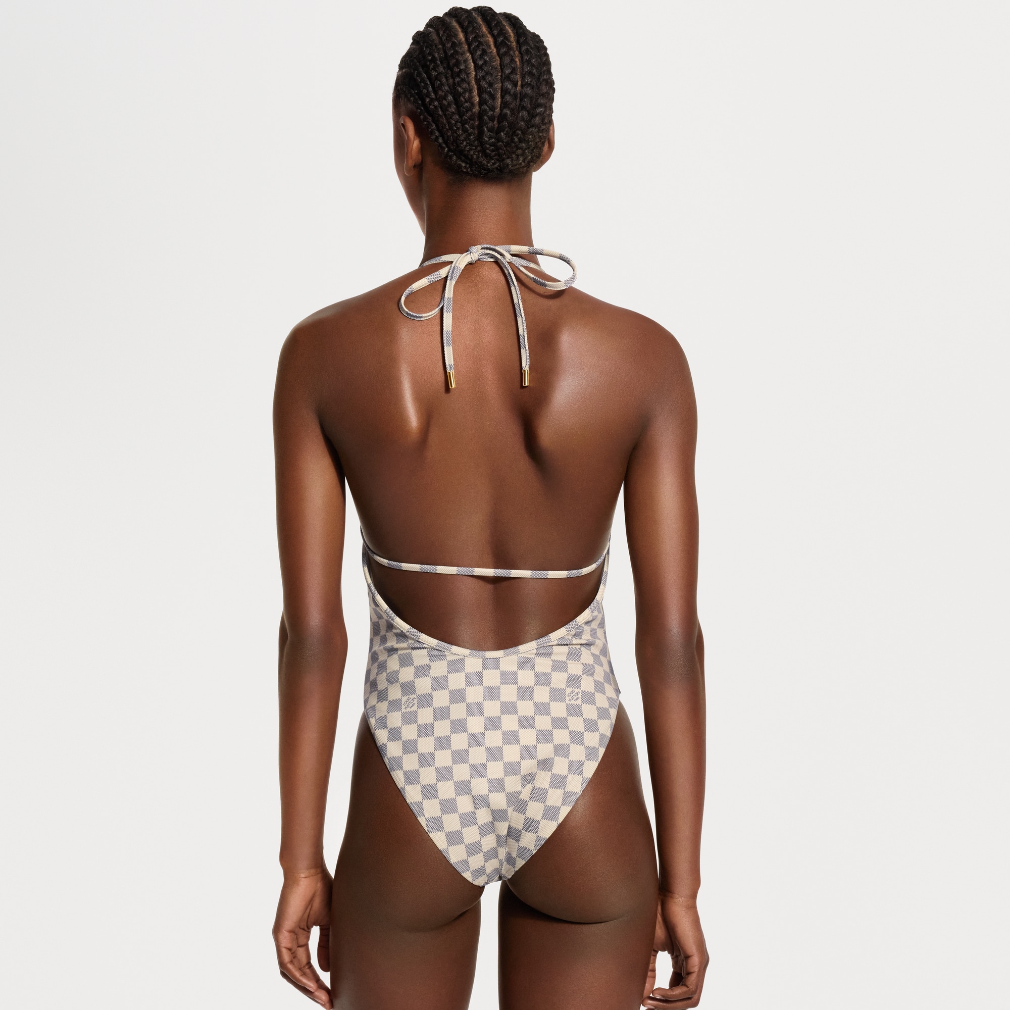 Damier V-Neck Swimsuit - Women - Ready-to-Wear | LOUIS VUITTON ®